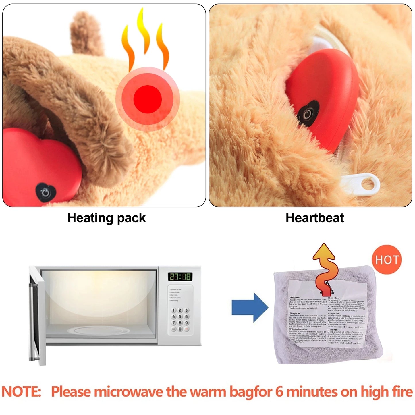 HeartBuddy™ — Anxiety Relief Heartbeat Toy