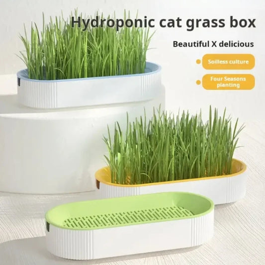 GrowKit™ — Hydroponic Cat Grass Planter